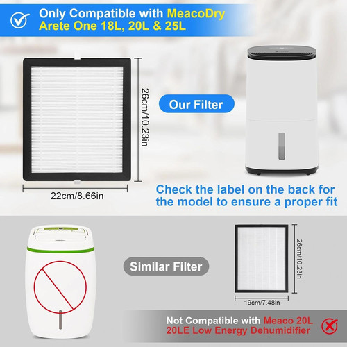Hepa filter pack - hepa, meaco